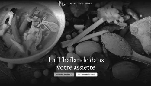 Aperçu du projet Thai Corner