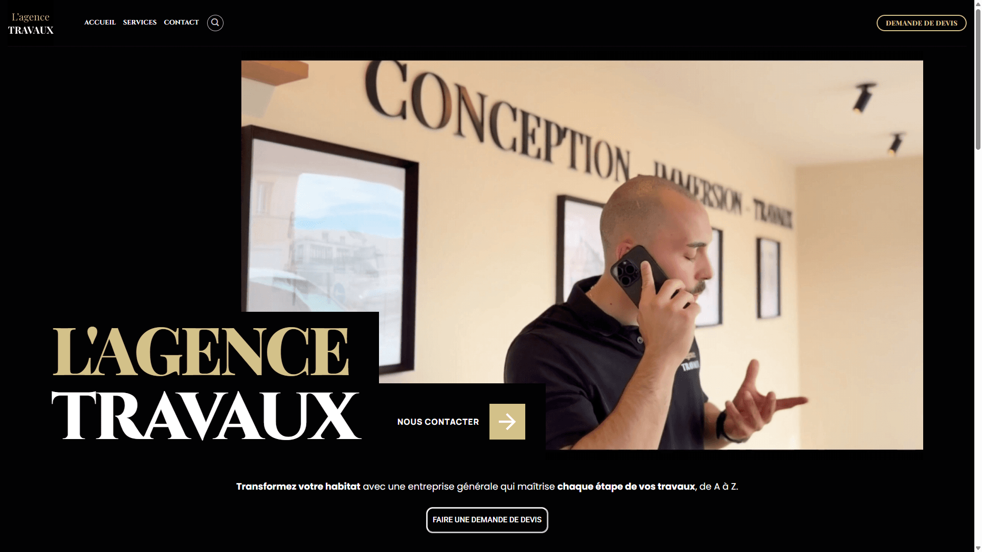 Visuel L'Agence Travaux